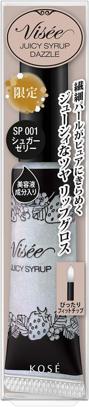 Visee Liche Juicy Syrup Dazzle Lipstick SP001 Sugar Jelly 0.3 oz (9.5 g)