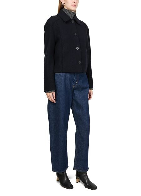HARRIS WHARF LONDON Boiled wool short jacket - Image 2
