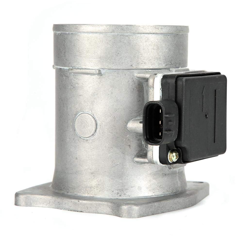 KIMISS Air Flow Sensor, Aluminum Alloy Mass Air Flow Sensor Meter MAF 22250-75010