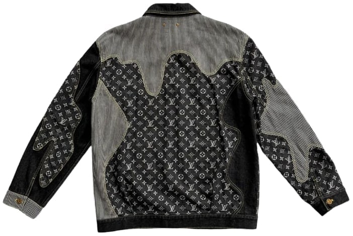 LOUIS VUITTON X NIGO MONOGRAM CRAZY DENIM WORKWEAR JACKET