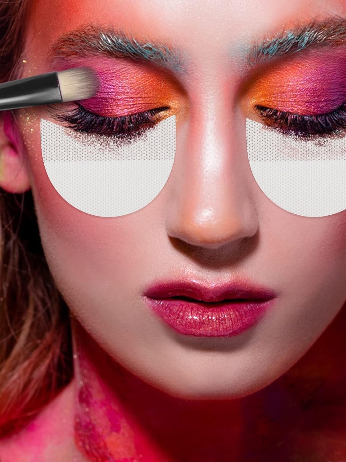 Kalolary 120pcs Eyeshadow Shield, Eyeshadow Pad Stencils No Line Under Eyepad Eyeshadow Patch Eyeshadow Extensions/Lip Makeup