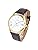Seiko SRK050P Men's Watch, Watch, Analog, Small Seconds, Stainless Steel, Leather, Brown, Gold, White,