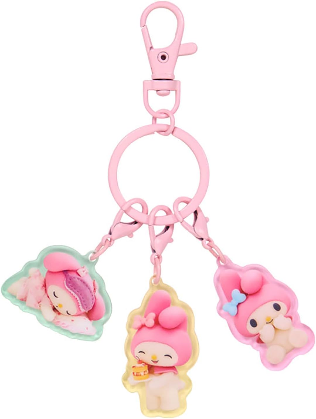 Sanrio (SANRIO) Acrylic Keychain (Netflix Original Anime My Melody & Kuromi) My Melody Acrylic & Steel Suitable for ages 3 and up 883328