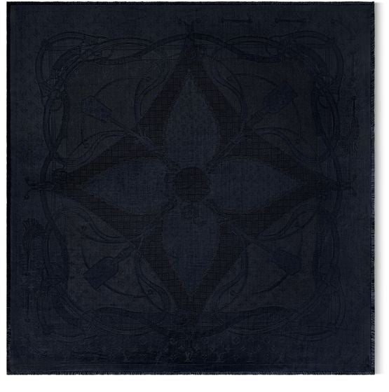 LOUIS VUITTON Flower And Straps Shawl - Image 2