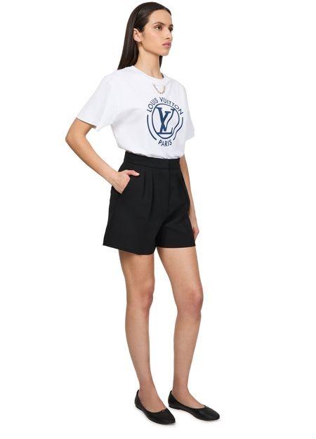 LOUIS VUITTON Flocked LV T-Shirt - Image 2