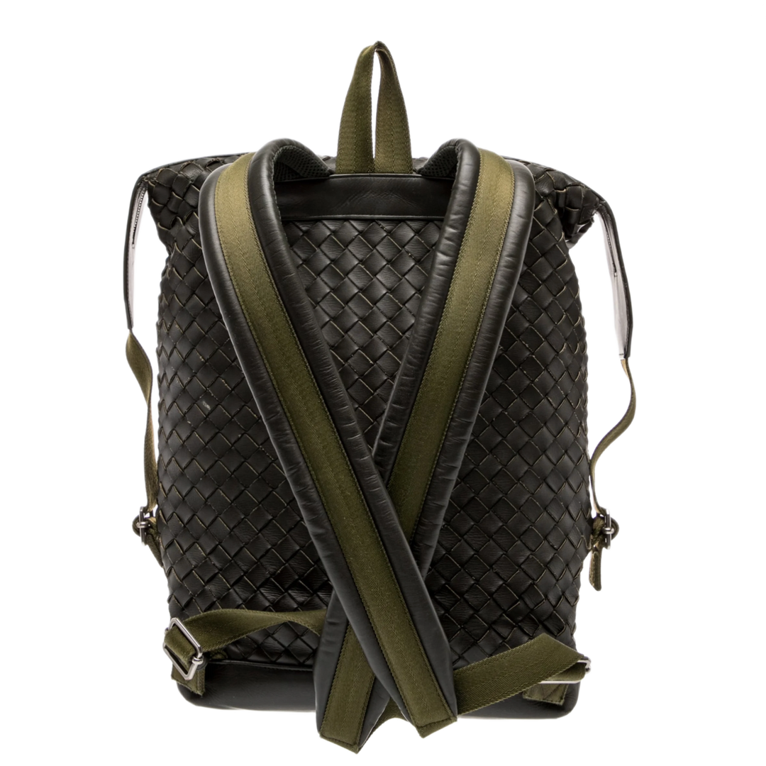 BOTTEGA VENETA 'OLIVE' INTRECCIATO BACKPACK