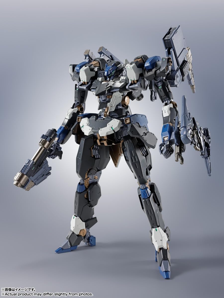 TAMASHII NATIONS ROBOT Spirits, ARMORED CORE™ VI FIRES OF RUBICON™ EL-PC-00 ALBA STEEL HAZE ORTUS/Rusty, Approx. 5.5 inches (140 mm), PVC & ABS & Diecast, Painted Action Figure