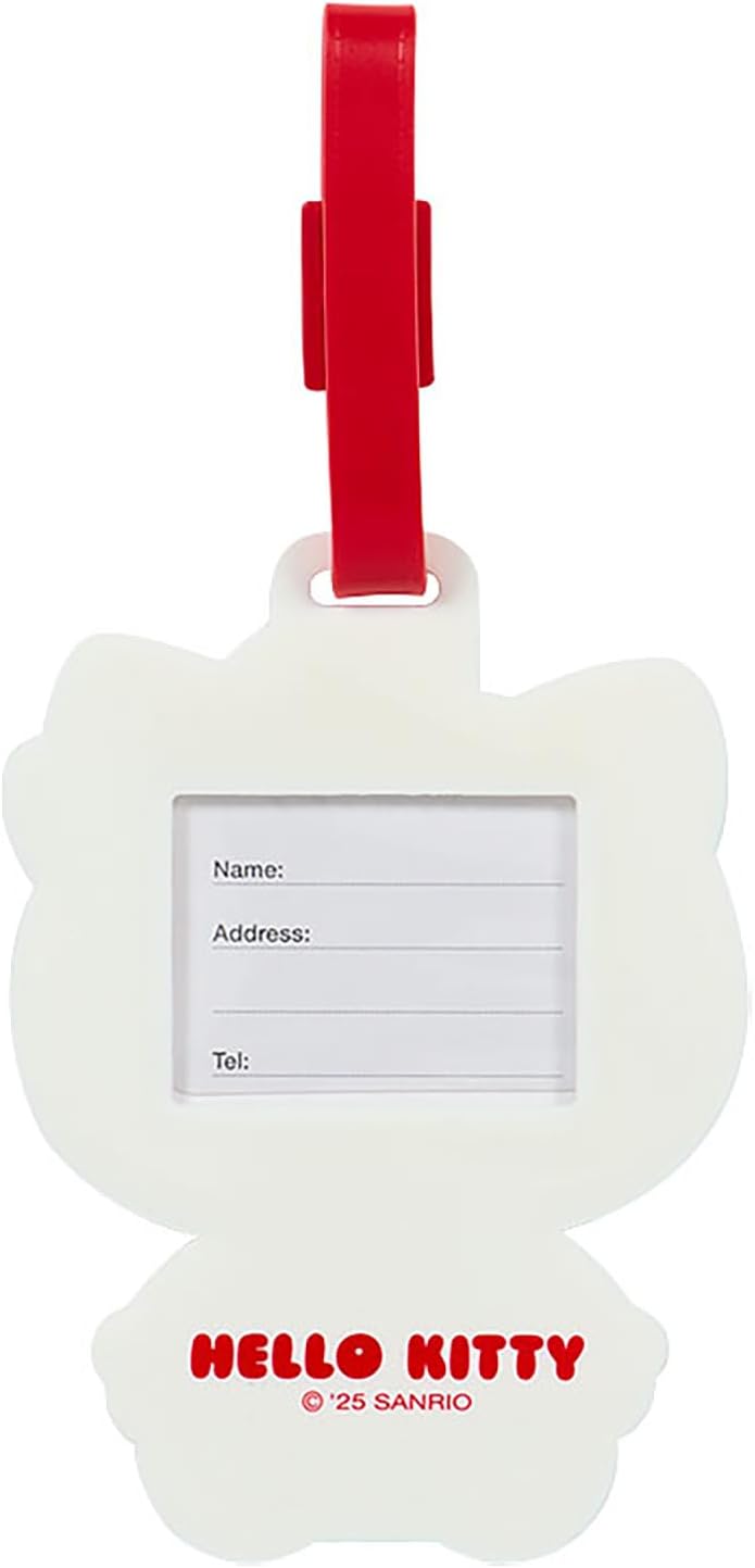 Sanrio 679569 Hello Kitty Luggage Tag with PVC, PET, Paper Name Card