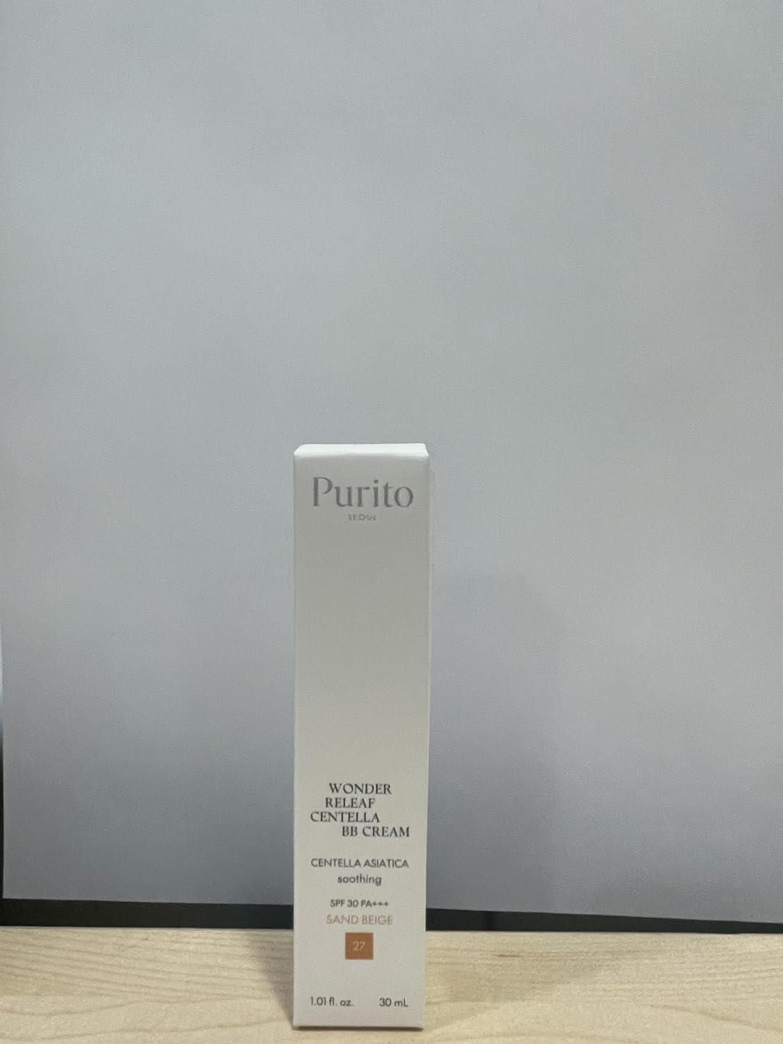 PURITO Wonderleaf Centella BB Cream (#27 Sand Beige, 30ml)