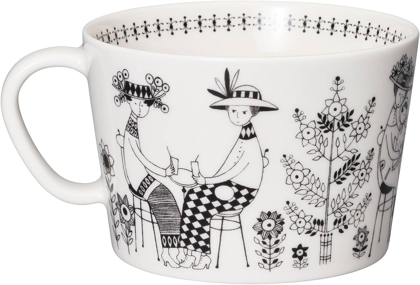 【Authorized Import】 Arabia Tableware Emilia Mug Soup Cup 0.4L 1068071