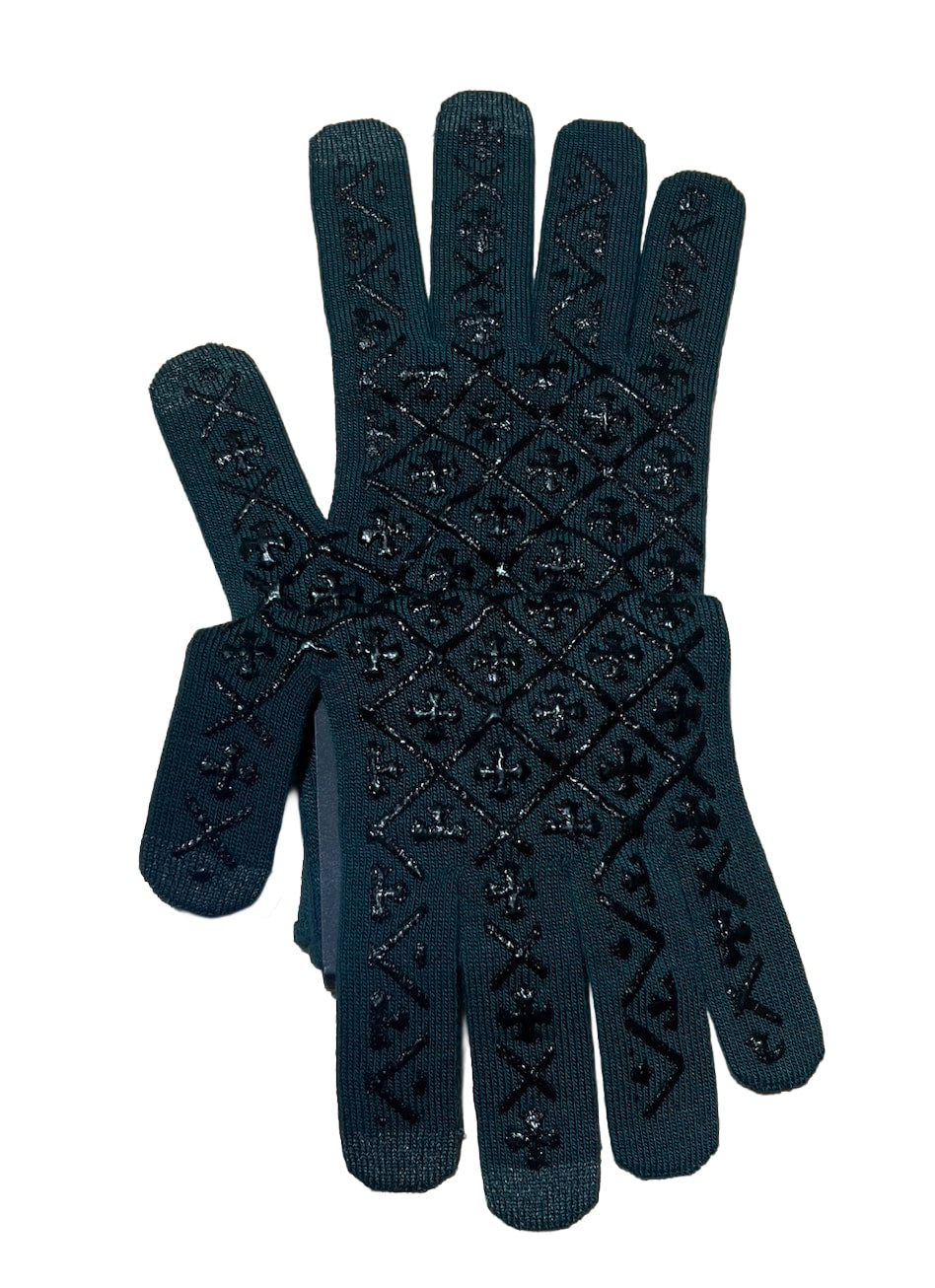 CHROME HEARTS 'GREEN' WORK GLOVES