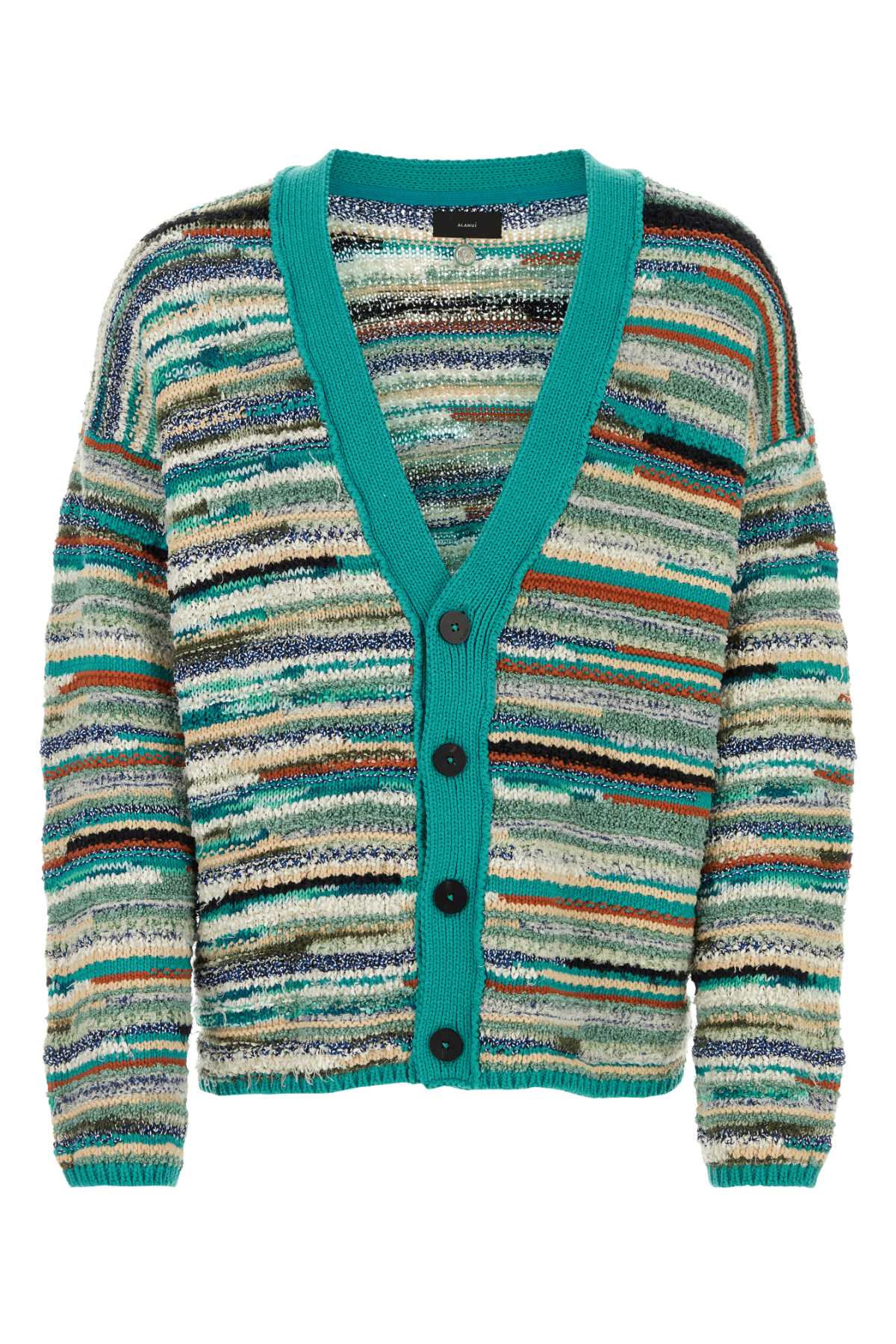 Alanui アランイ刺繍コットンブレンドマドゥライカーディガン - Image 2