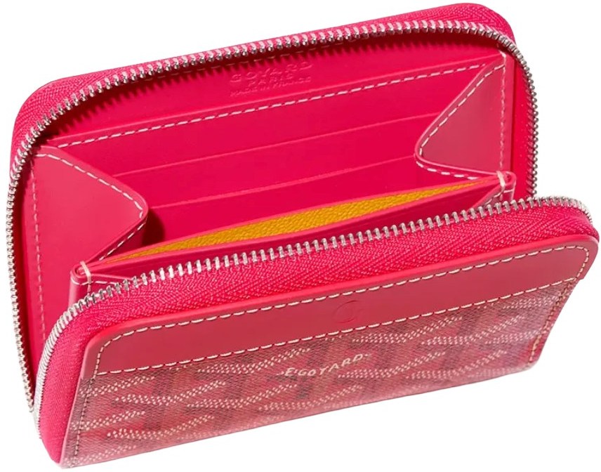 GOYARD 'FUCHSIA' MATIGNON PM WALLET
