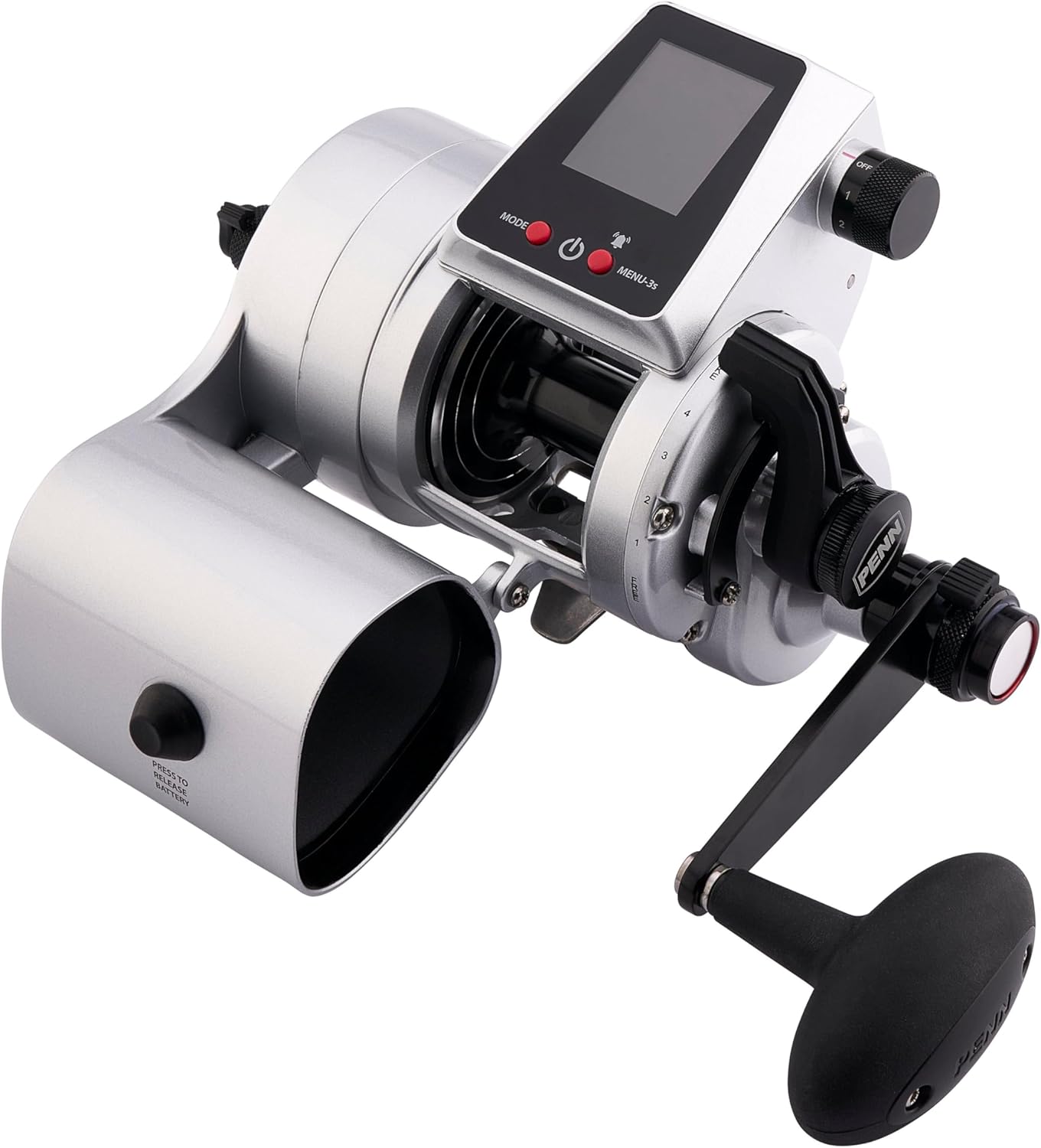 PENN FATOM(ペン) ファトムエレクトリック 従来型 フィッシングリール 高性能海水リール オートストップ機能 ハンズフリーリトリーブ機能 パワフルモーター バッテリーは付属しません
