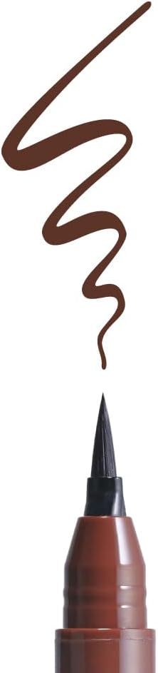 Kuru Bamboo Makeup Pen for Eyes (Chestnut Bark Tea, Flat Brush)