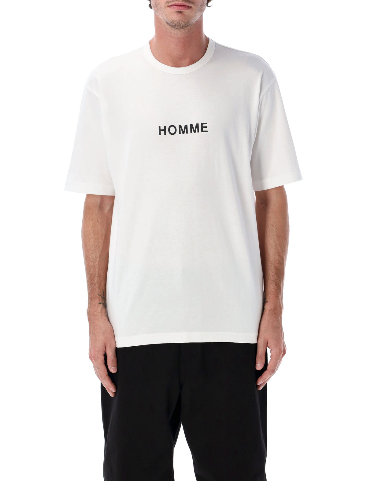 Comme Comme Des Garcons Homme Tシャツとポロスホワイト - Image 2