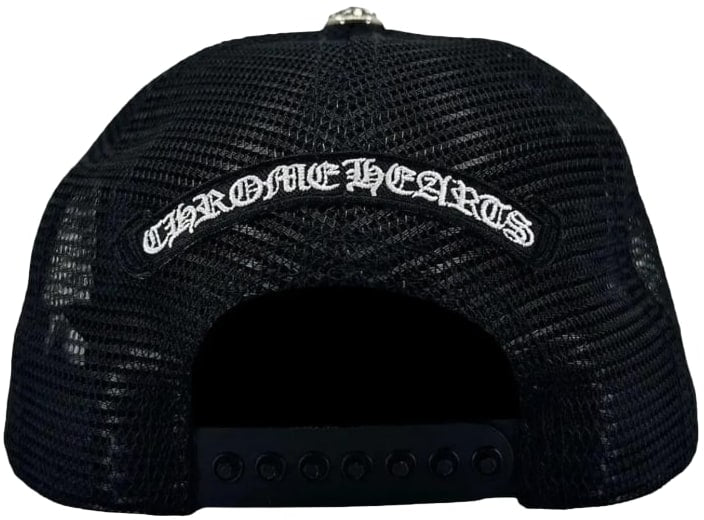 CHROME HEARTS 'BLACK/CAMO' TRIPLE CROSS TRUCKER HAT