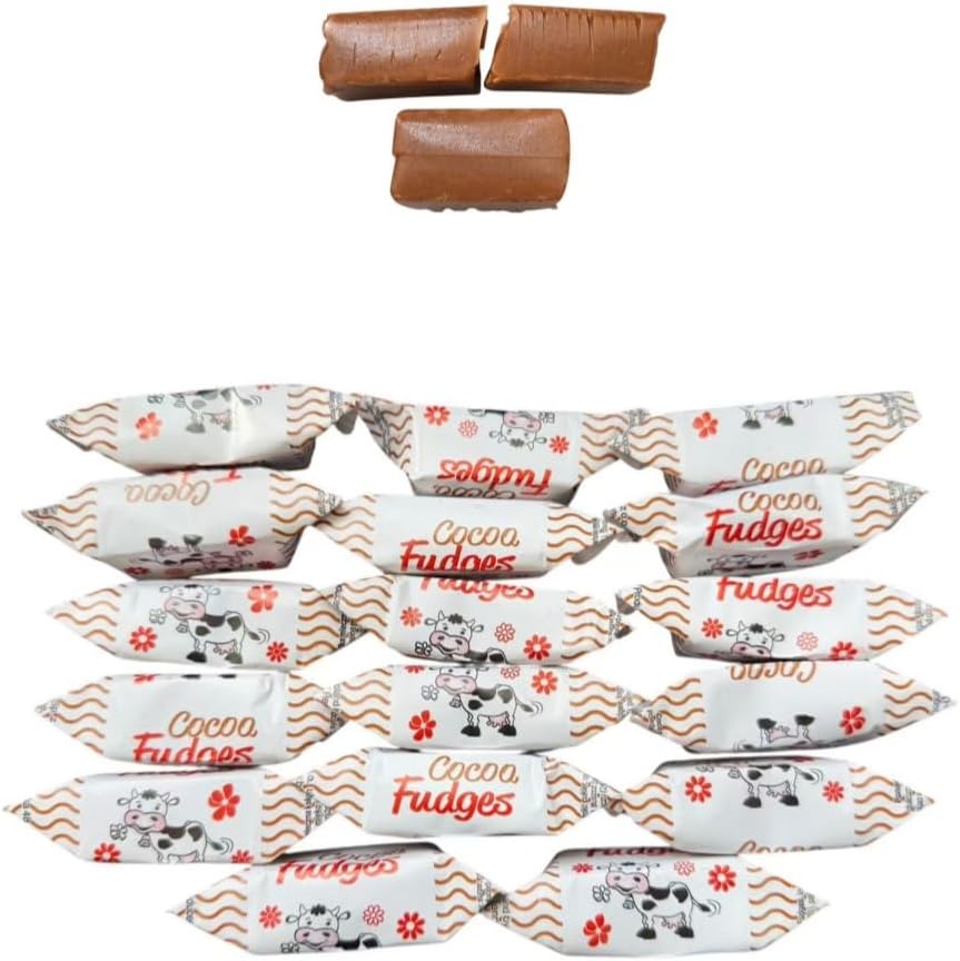 Cocoa Fudges Milk Candy Milk Confectionery Large Capacity 800g (200g x 4 Bags)