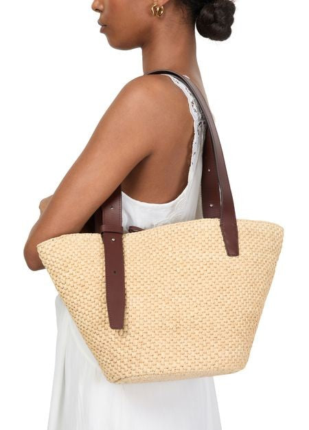 LIE STUDIO Bianca small raffia bag - Image 2