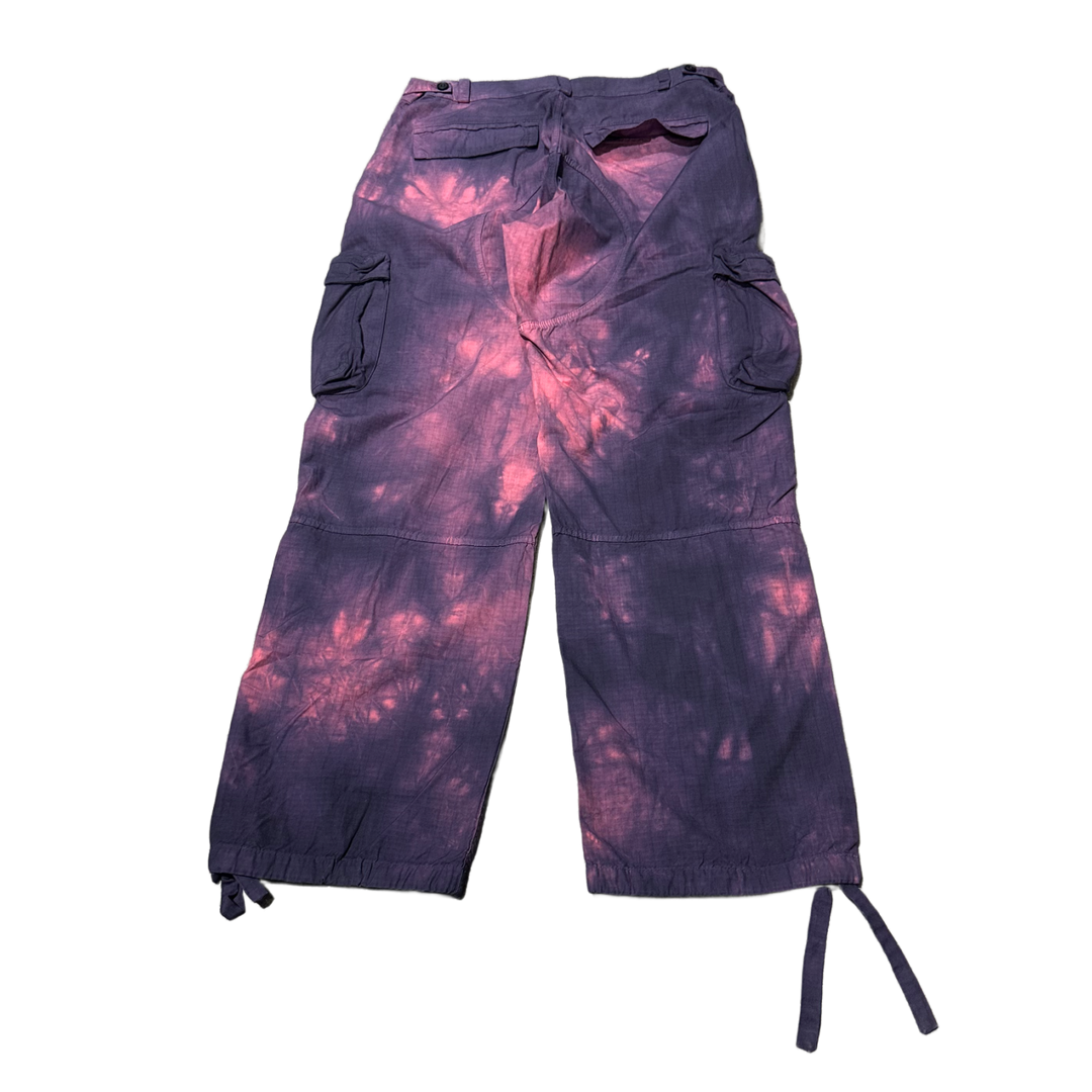 OFF-WHITE 'PURPLE/PINK' NYLON LOOSE FIT PANTS