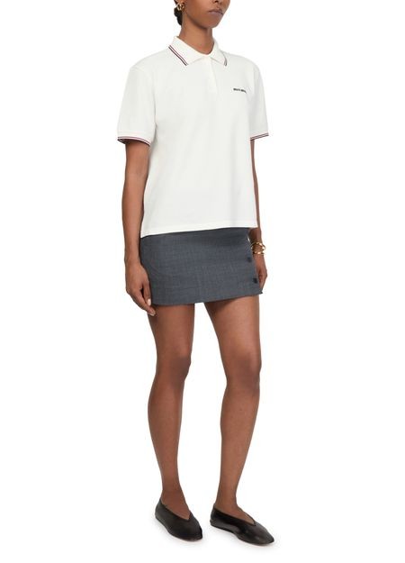 MIU MIU Cotton piqué polo - Image 2