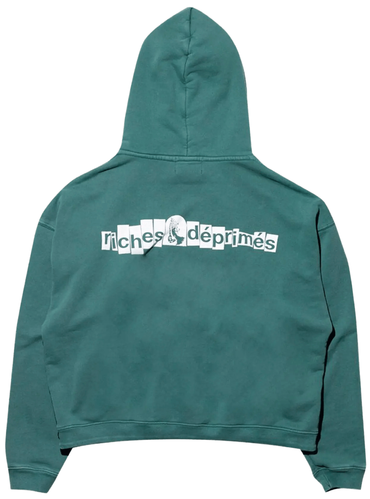 ENFANTS RICHES DÉPRIMÉS 'PATHETIC JAPANESE RABBIT' GREEN HOODIE
