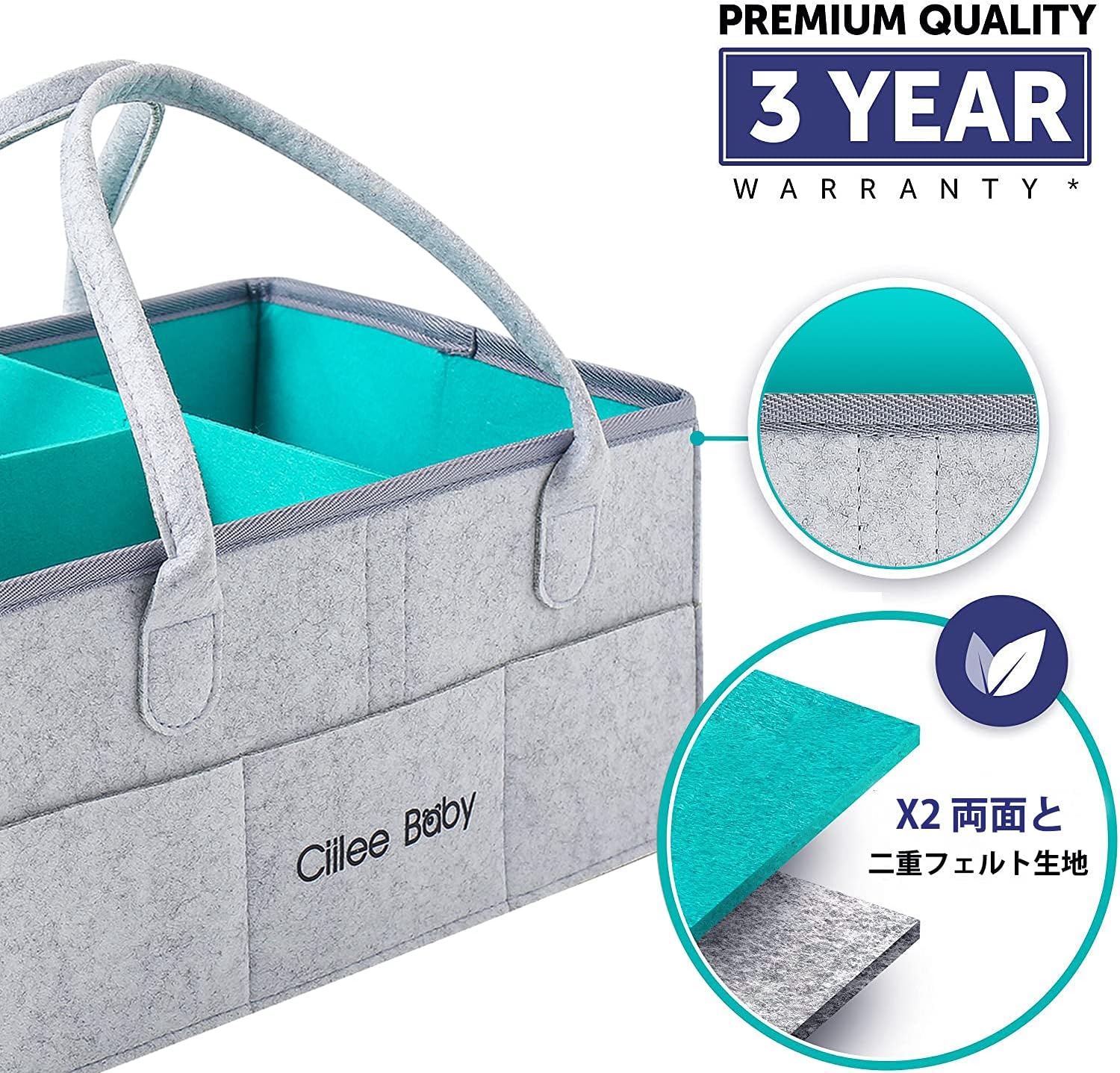 Diaper Stocker, More Durable and Secure, Diaper Storage Case, Foldable, Storage Box, Baby Supplies Storage Bag, Diaper Stocker, Baby Toys, Accessories Storage, Gray, Basket, Baby Shower Gift, Baby