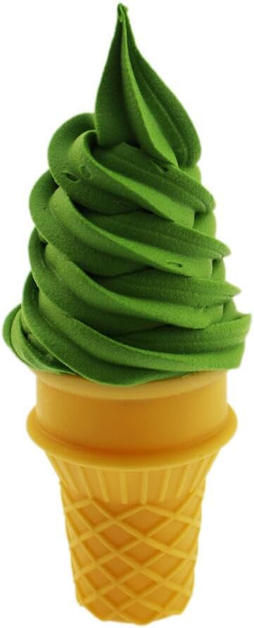 speed mao Lifelike Cute Soft Ice Cream Food Sample Food Model Set of 2 (Pink and Green)