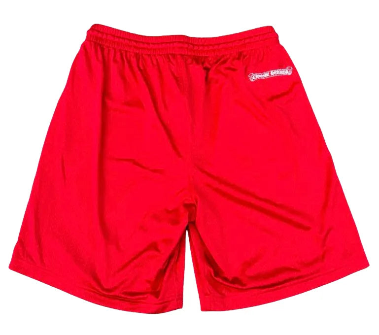 CHROME HEARTS 'RED MESH' WARM UP SHORTS
