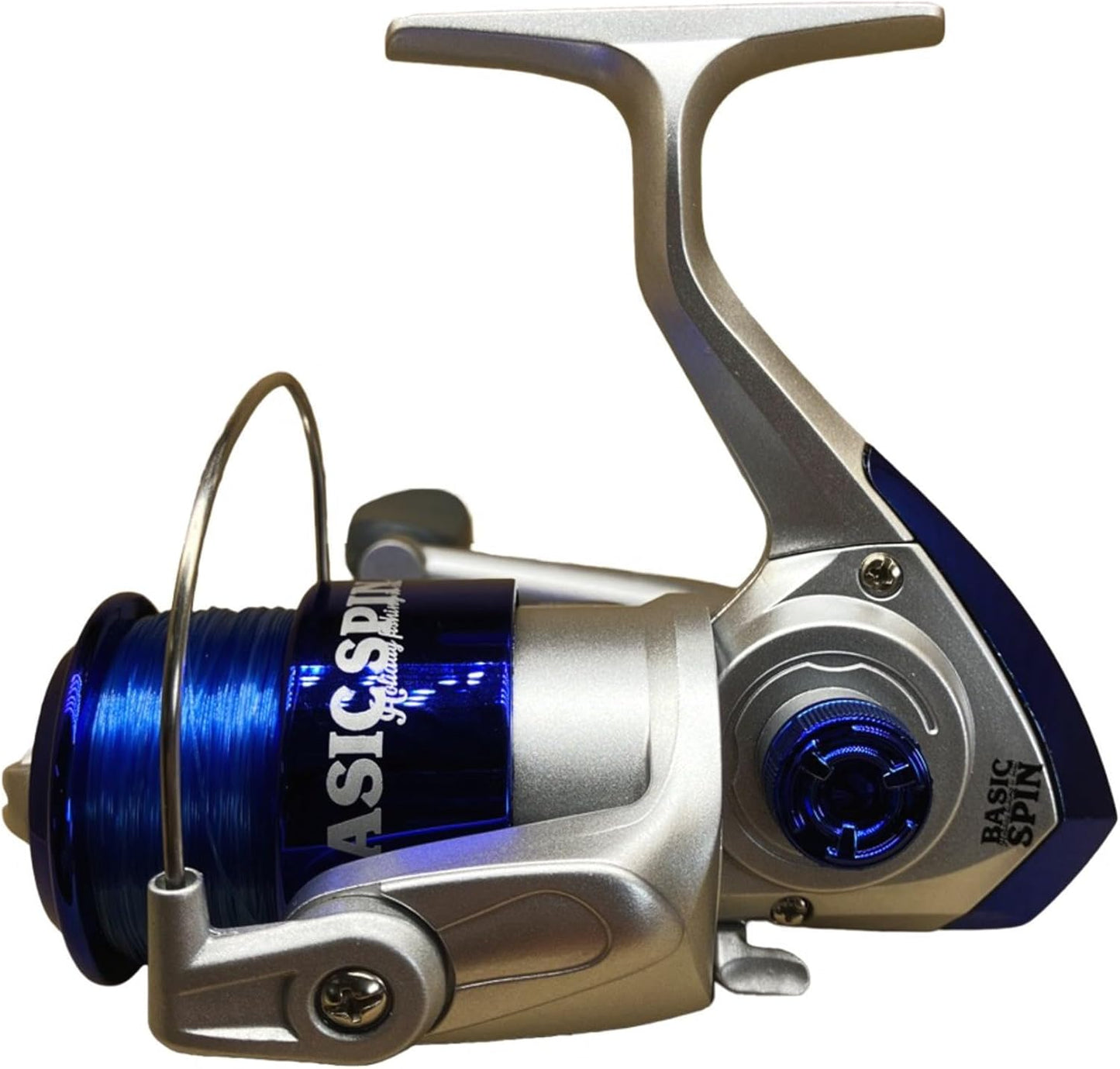 Riseway 3000 Basic Spin Reel with Thread, No. 4 - 110 m, Blue