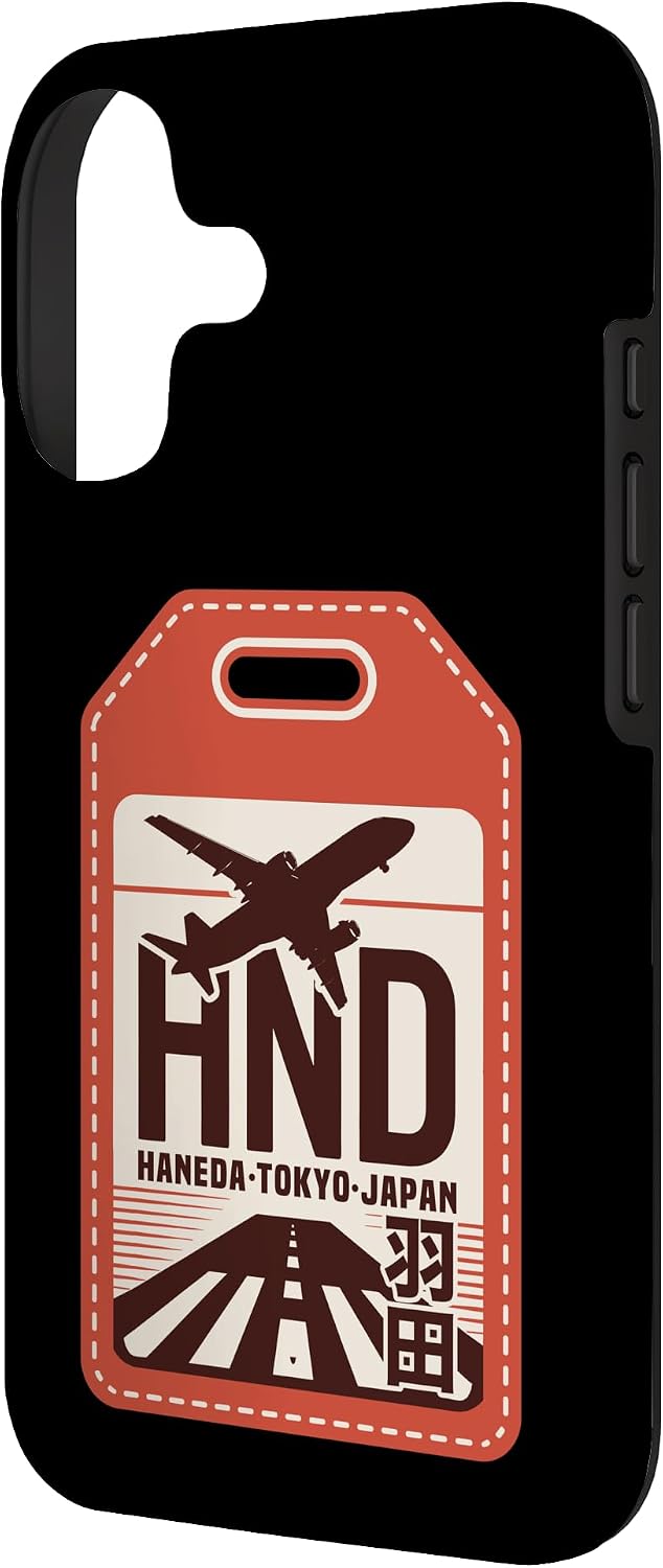 HND 羽田 東京 日本 空港コード 漢字 お土産 スマホケース iPhone 17 用