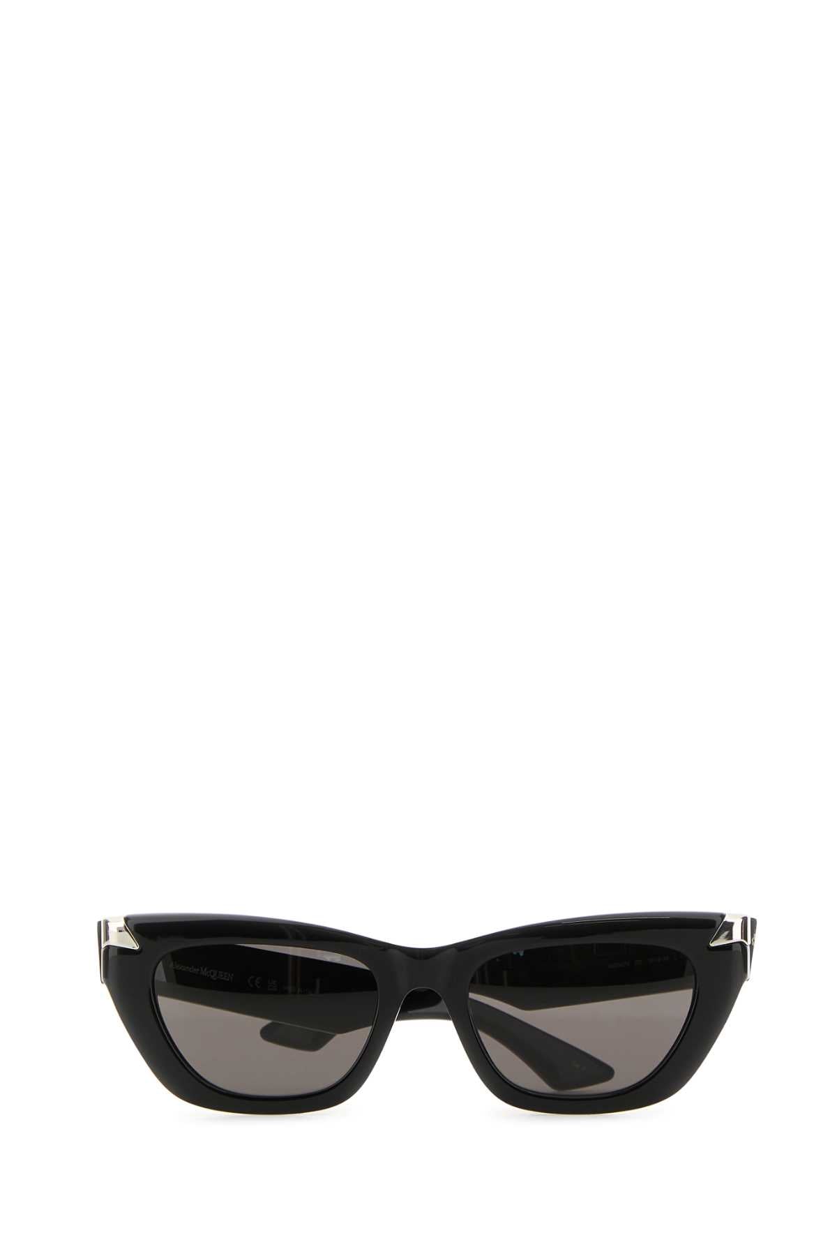Alexander Mcqueen アレクサンダーマックイーンブラックアセテートパンクリベットサングラス - Image 2