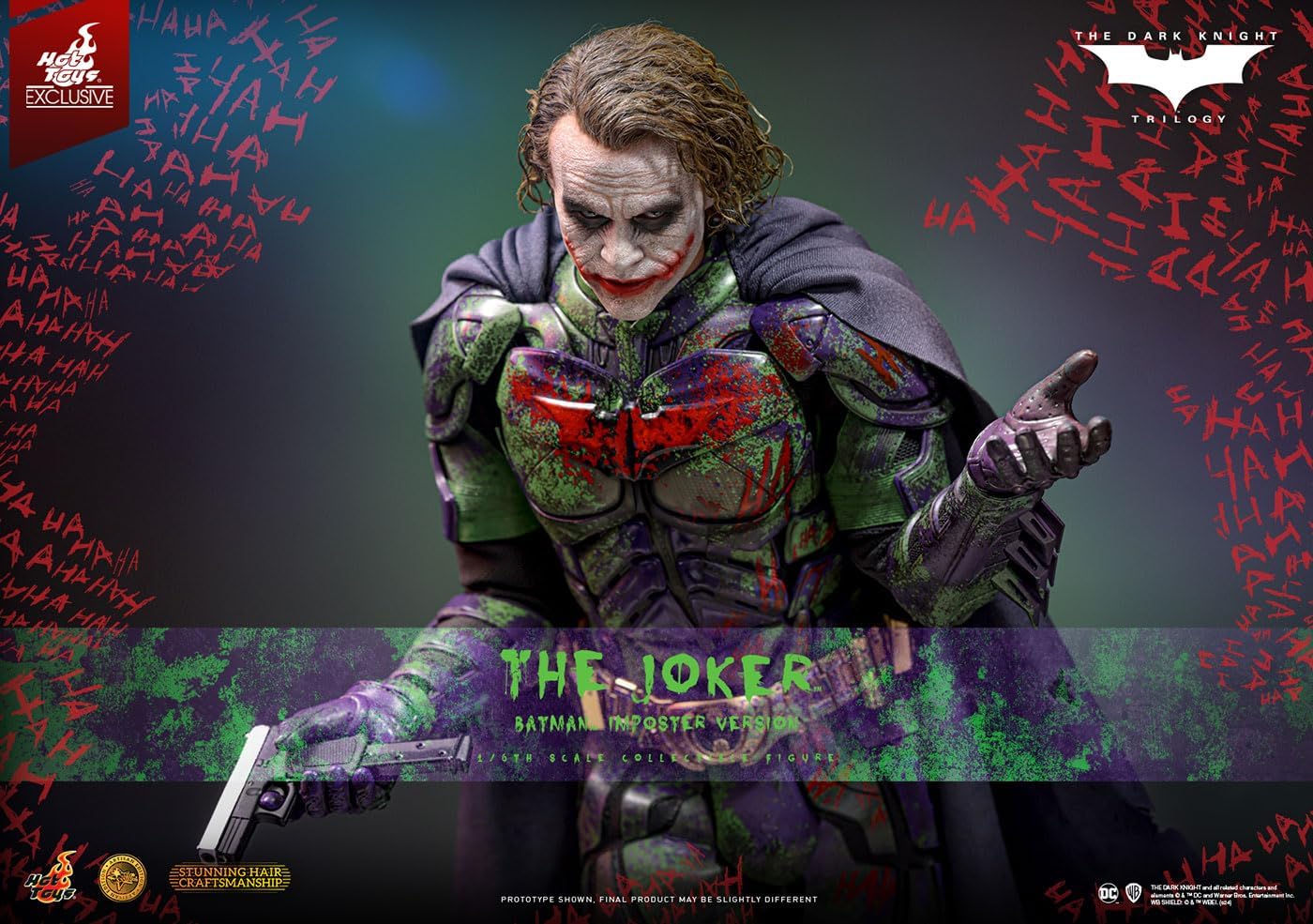HOT TOYS The Dark Knight 1/6 Joker (Batman In Poster Artisan Version) Action Figure