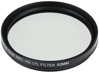 [CPL Lens Filter 49mm + 52mm] Compatible MRC-CPL Lens Filter for Canon EOS M100/M6 Double Zoom Kit, Set of 2 (49 mm + 52 mm)