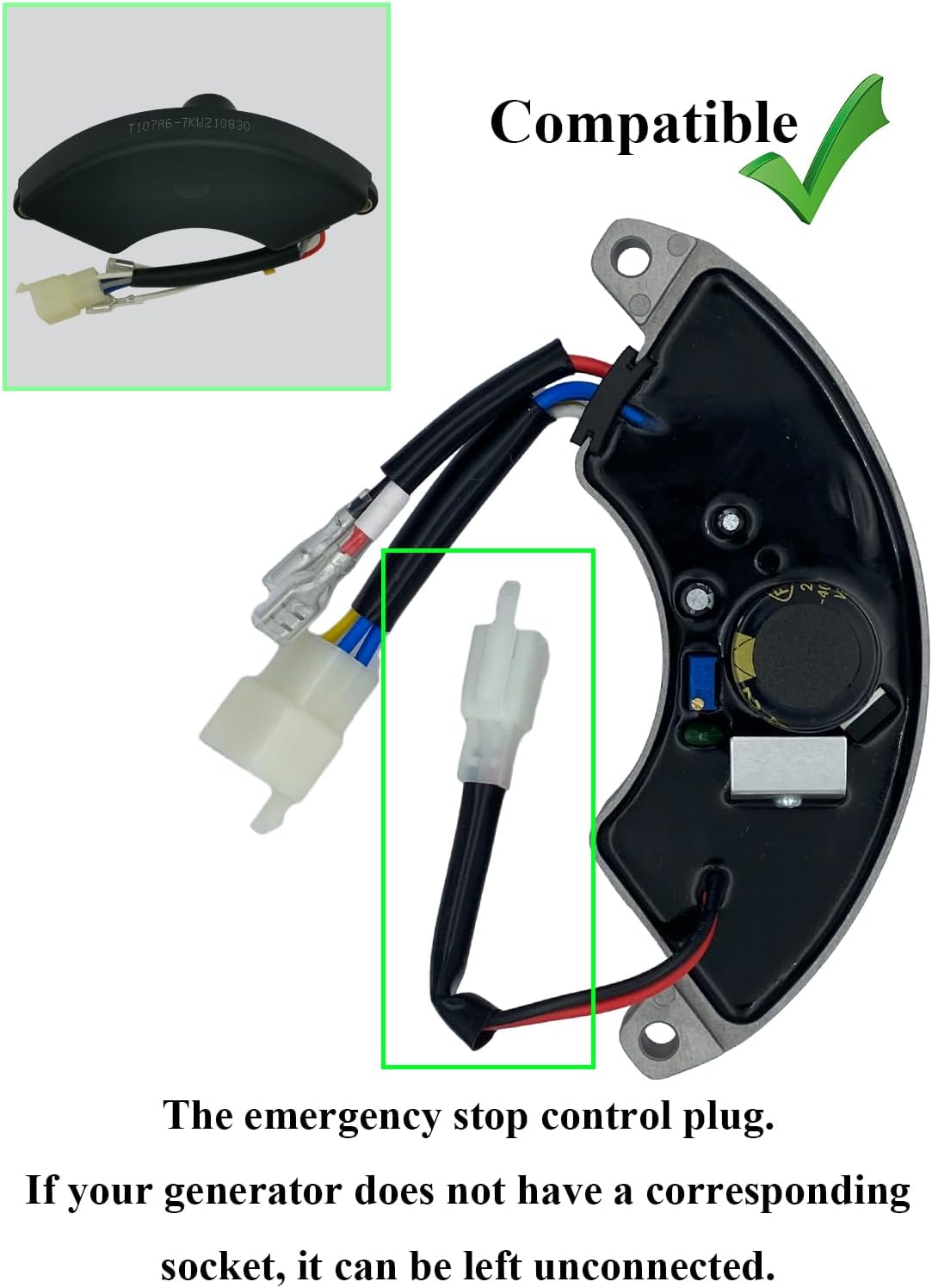 YAMAKATO 5~8kw ジェネレーター AVR プレデター用 ホンダ チャンピオン ジェネラック アントマティック電圧レギュレーター 5000 5500 6000 6500 7000 7500 8000 8500 8500 8750 9000 9500 338cc~459cc