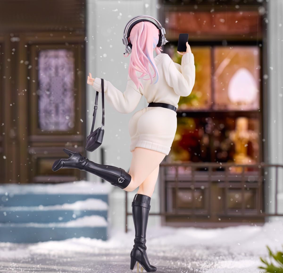 Super Sonico Trio-Try-iT Figure Winter Memory Version 1 Figure Official Approx. 8.3 inches (21 cm)