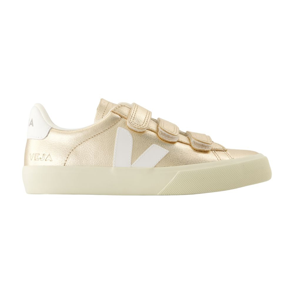 Veja Recife Logo Sneakers Veja Leather Gold - Image 2