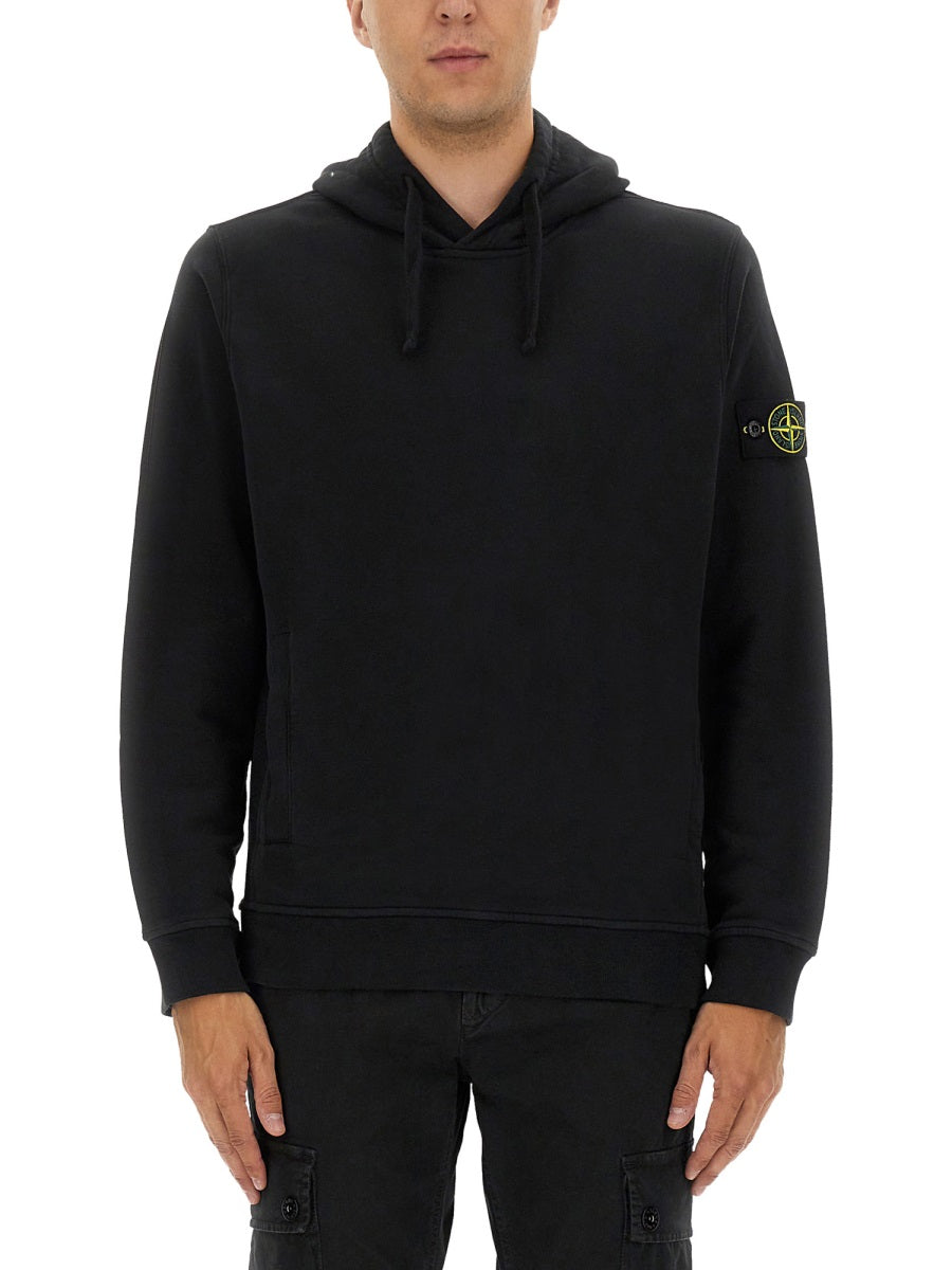 Stone Stone Island Cotton Hoodie - Image 2