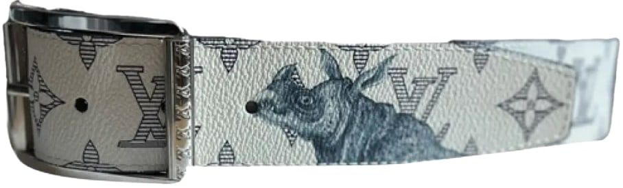 LOUIS VUITTON REVERSO BELT SAVANE 'MONOGRAM' CHAPMAN INK BELT