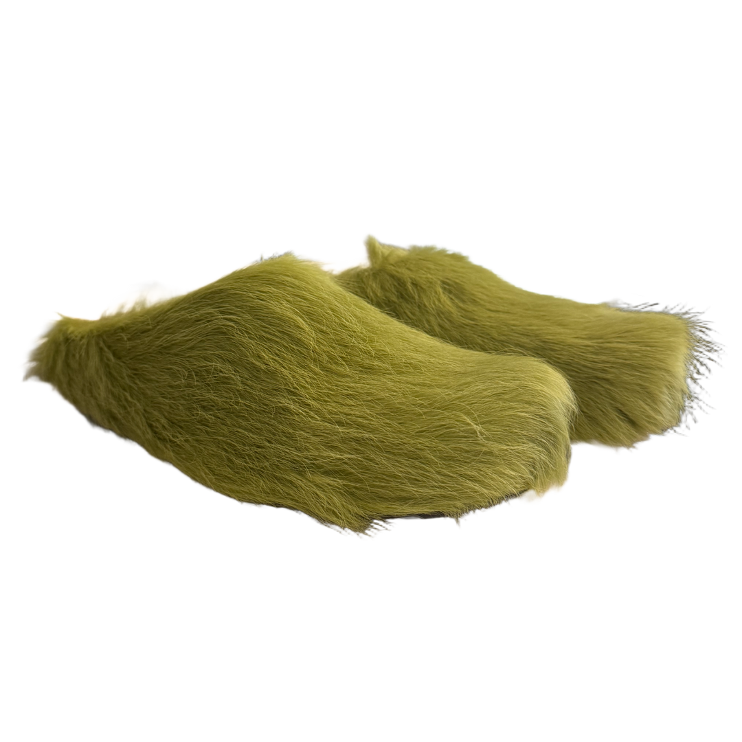 MARNI 'PISTACHIO' SABOT SLIPPERS