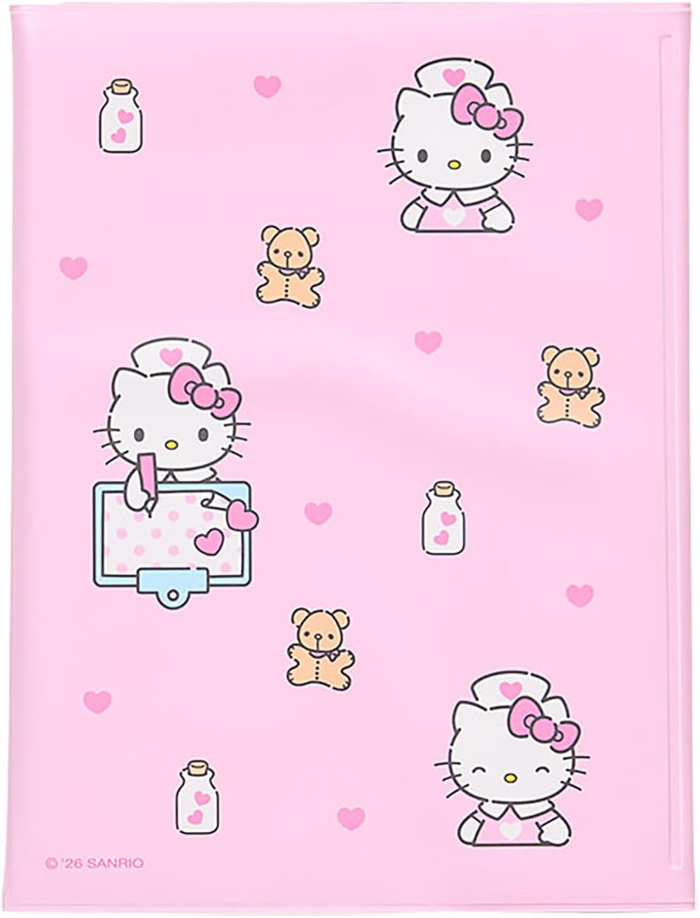 Sanrio 589918 Hello Kitty Medicine Notebook & Exam Ticket Case