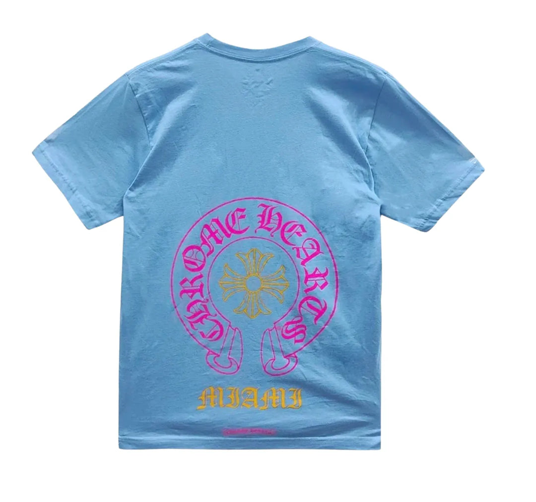 CHROME HEARTS 'MIAMI ART BASEL' EXCLUSIVE BLUE TEE