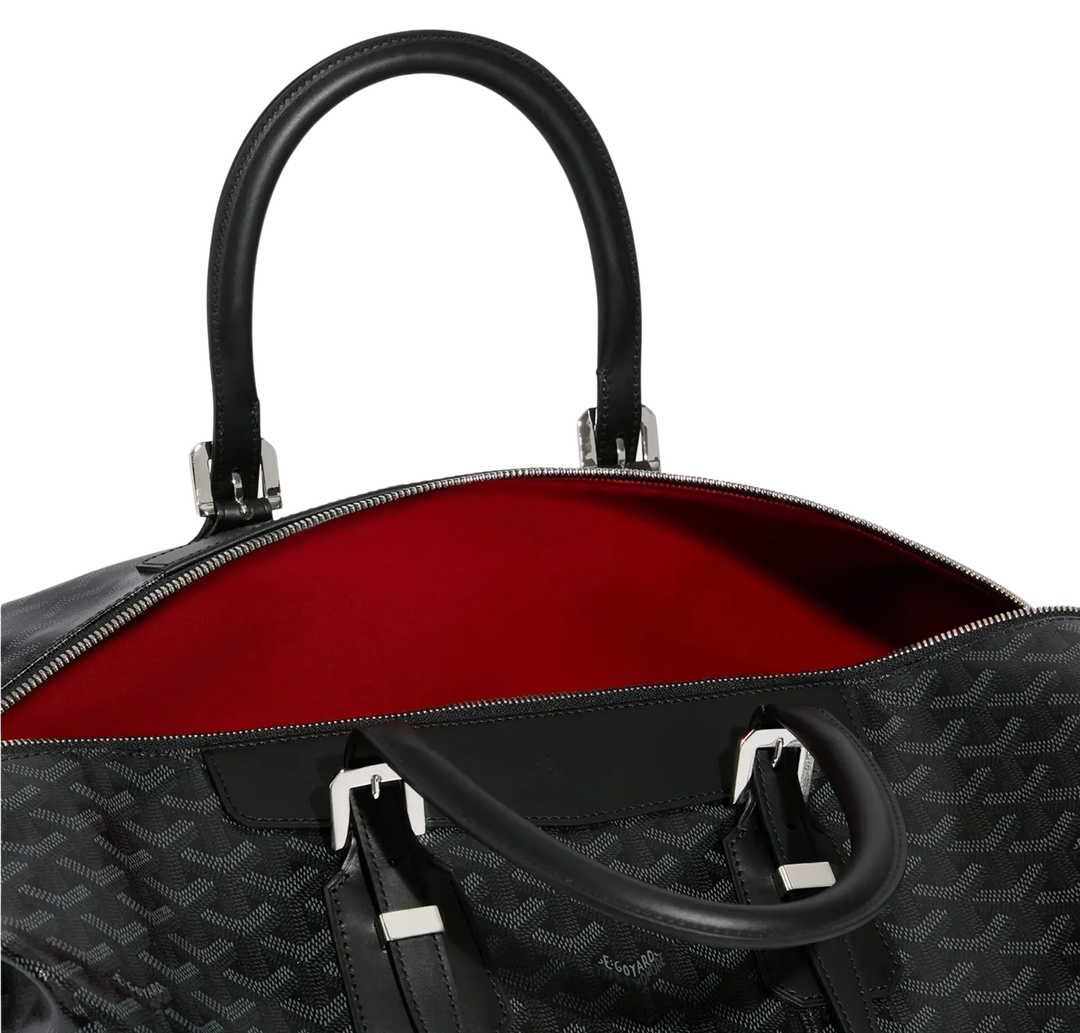 GOYARD 'JET BLACK' BOWLING 45 DUFFLE BAG