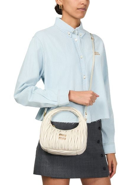 MIU MIU Wander quilted nappa leather hobo bag - Image 2