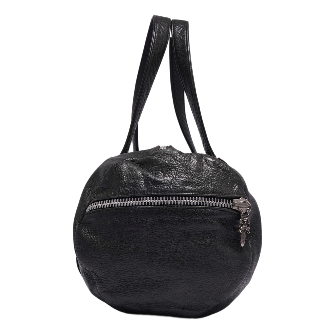 CHROME HEARTS 'BLACK' DUFFLE ZIP BAG