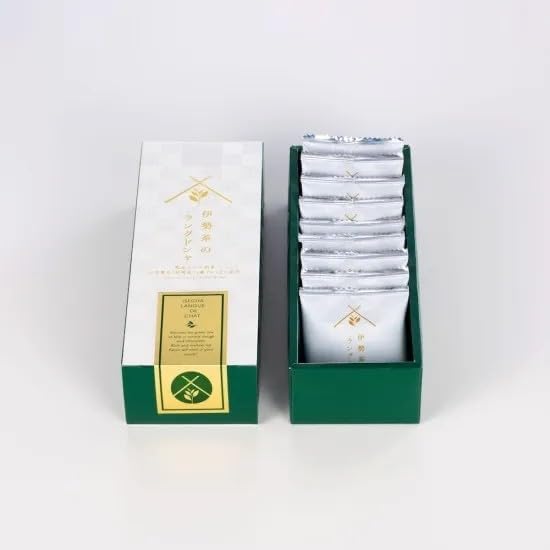 Mie Prefecture Limited Mie Prefecture Souvenir, Ise City Limited Ise No.1 Sweets, Ise Tea Rangdosha from Ise Tea, Made in Mie Prefecture, ISECHA LANGUE DE CHAT Chocolate Candy, Set of 9 (x2)