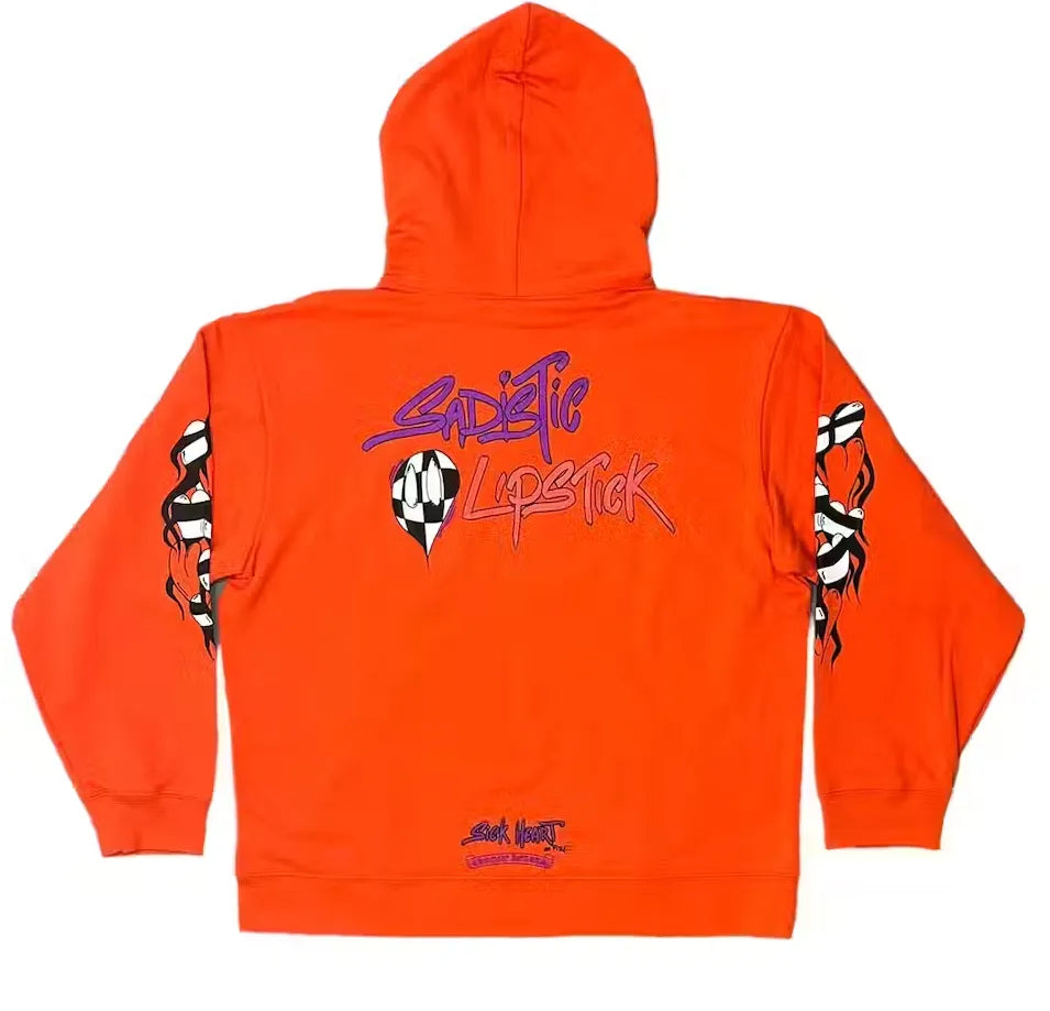CHROME HEARTS MATTY BOY 'SICK HEART' HOODIE