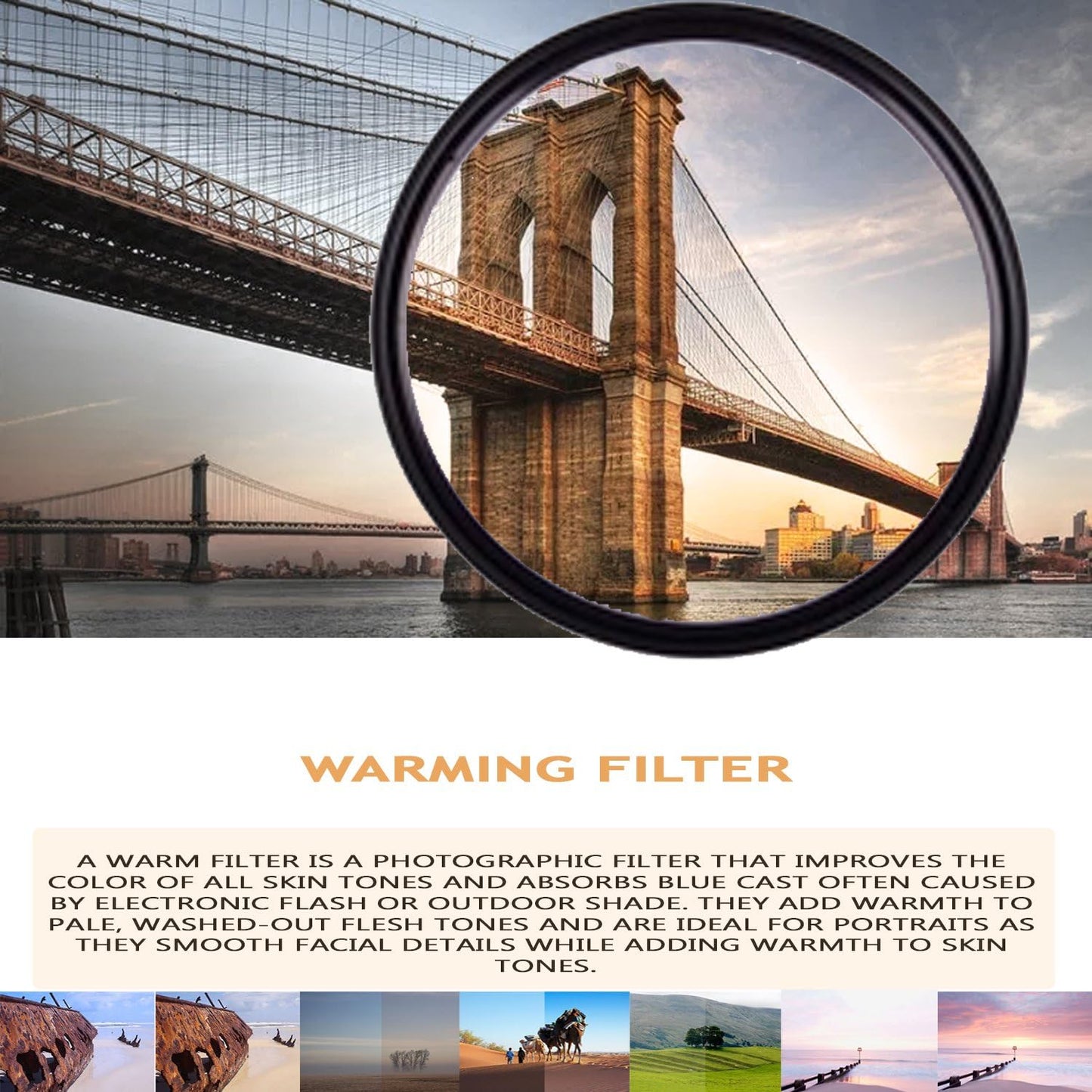 Eternal Photo 77mm Filter and Solid Optical Warming Material for Sigma 17-50mm F2.8 EX DC HSM Lens & Sigma 24mm f/1.4 DG HSM A Wide-Angle-Prime Lens