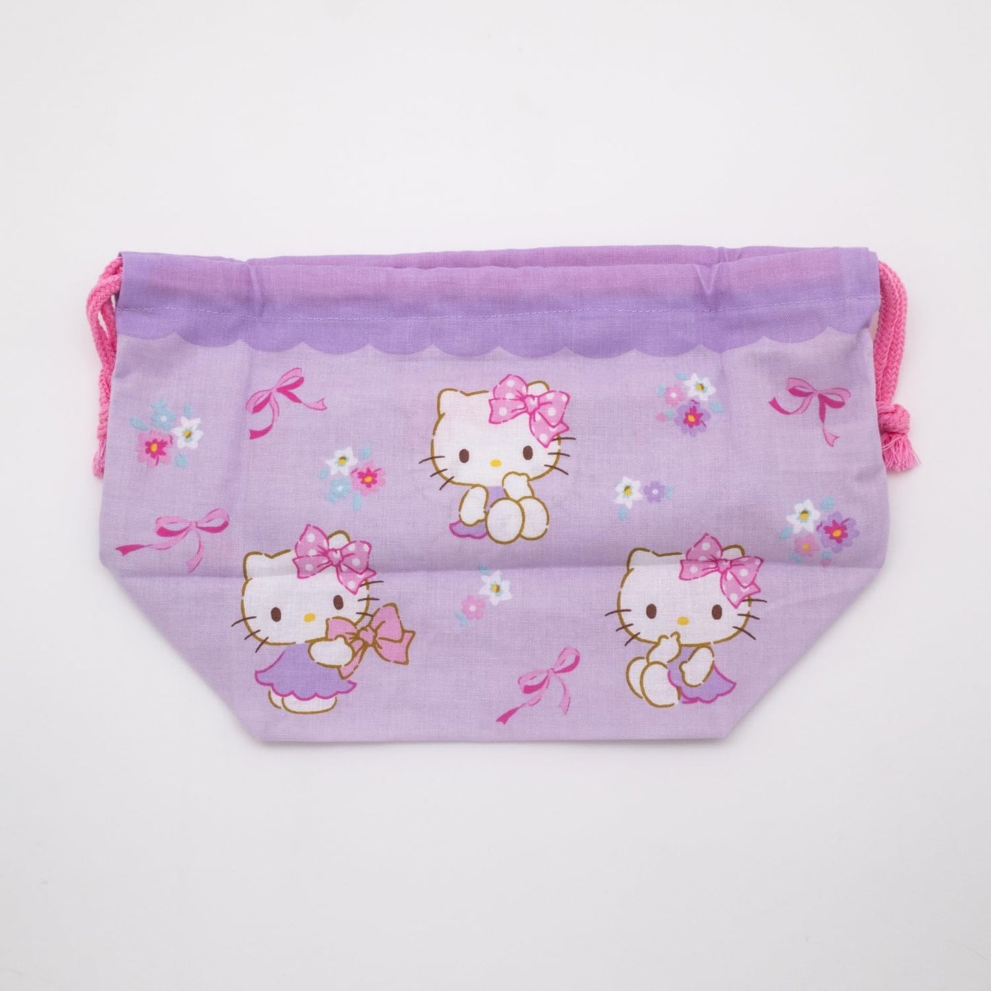 Hello Kitty Ribbon Drawstring Lunch Bag KB 1