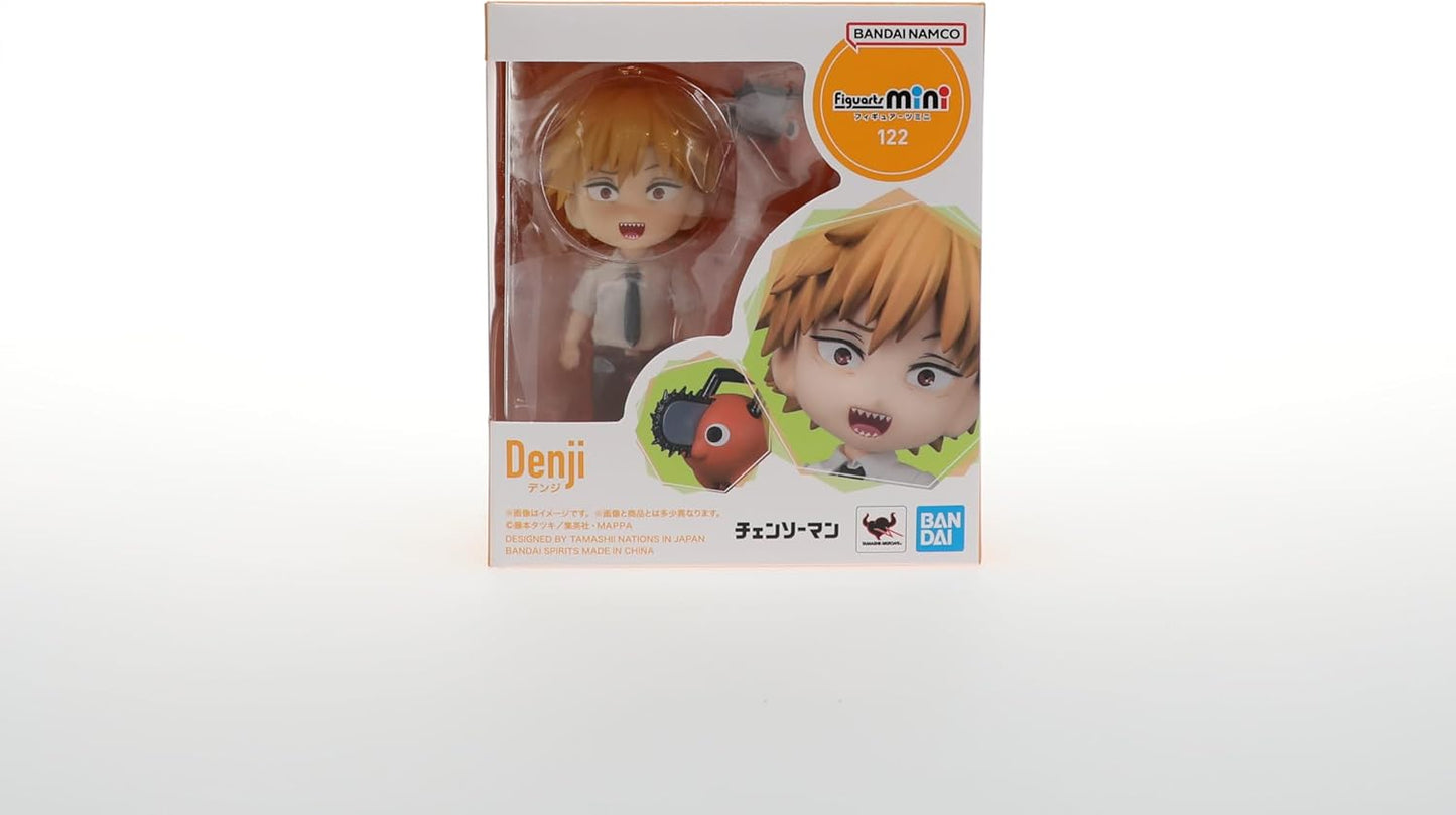 Figuarts Mini Chainsaw Man Denge, Approx. 3.5 inches (90 mm), PVC & ABS, Pre-painted Action Figure